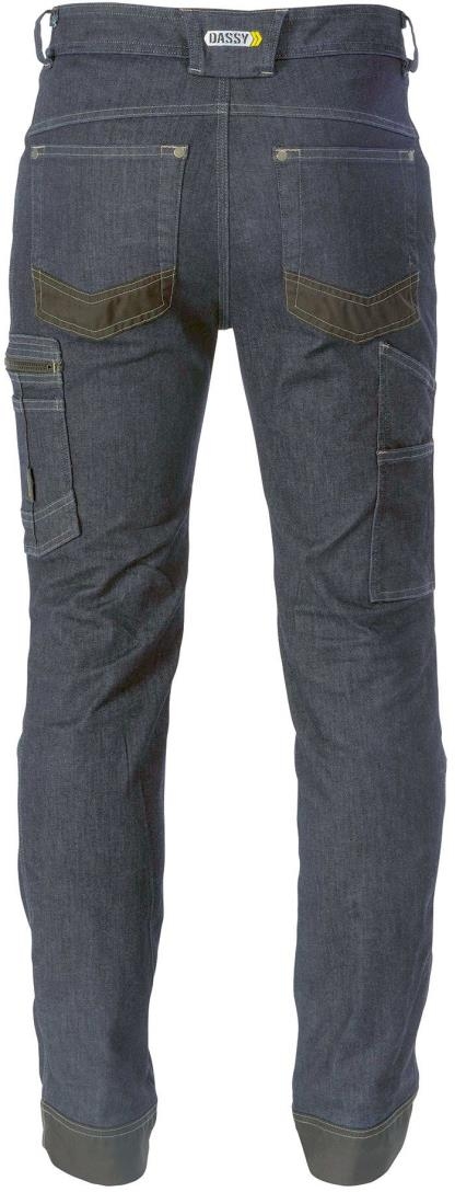 Jeans-Arbeitshose Stretch DASSY® OSAKA JEANSBLAU/SW-50