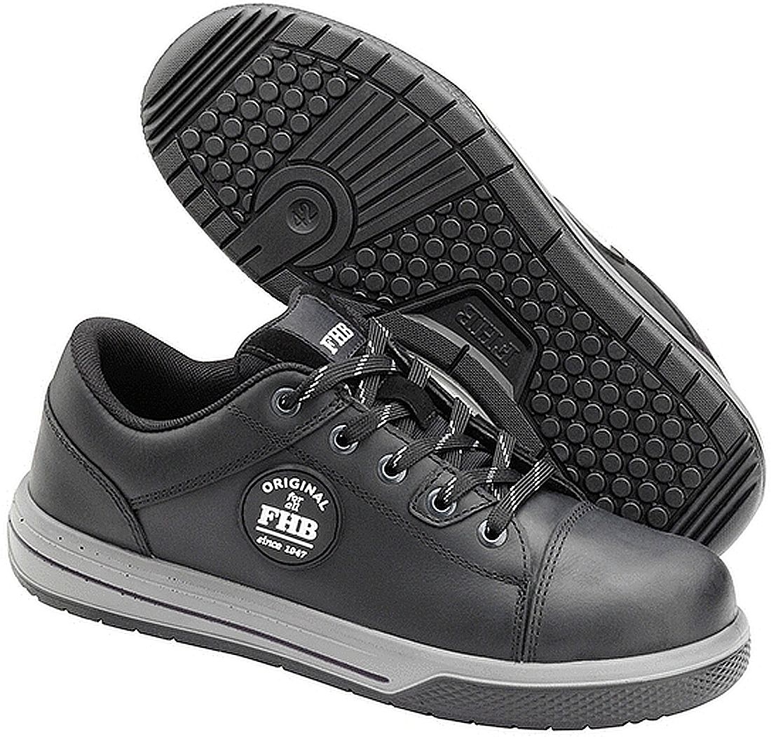 FHB JULIAN S3 Sneaker EN ISO 20345-2011-S3, flach, schwarz,