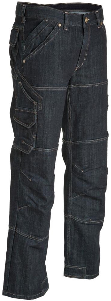 FHB WILHELM Jeans Arbeitshose, schwarzblau, Gr. 25