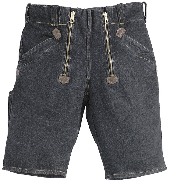FHB Jeans-Zunft-Bermuda schwarz -48